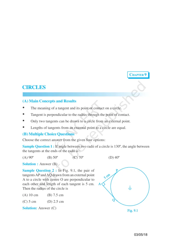 NCERT Exemplar Class 10 Maths Chapter 9 Image 1