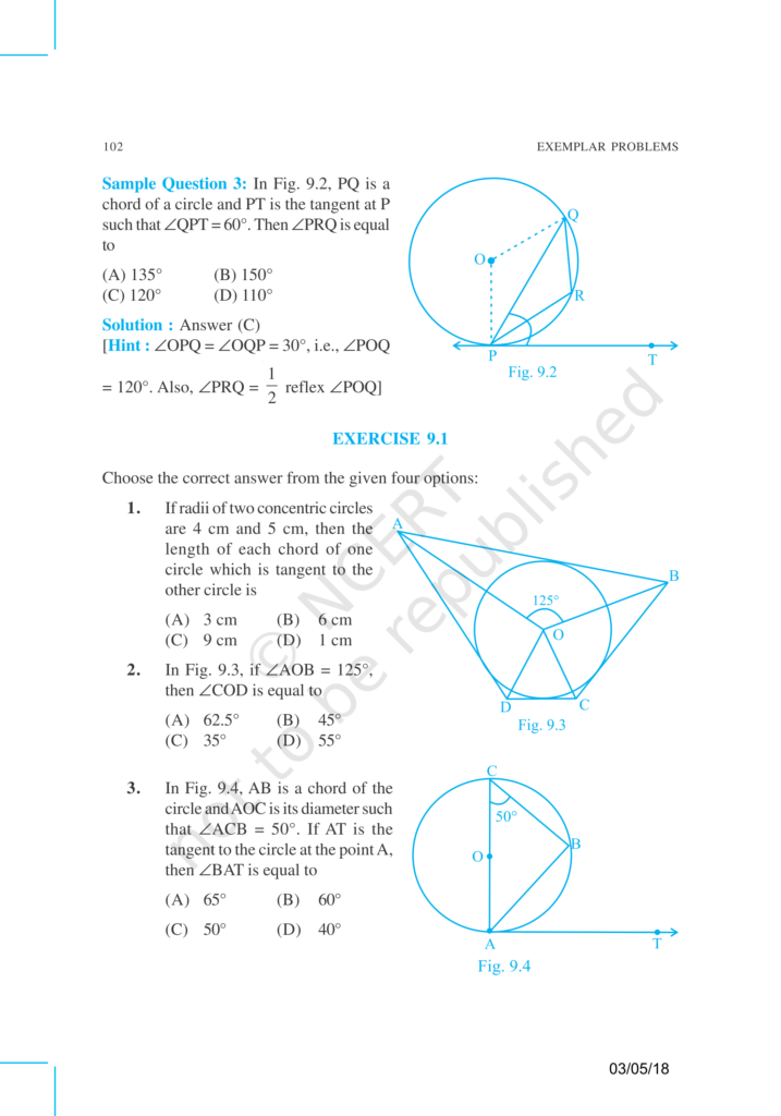 NCERT Exemplar Class 10 Maths Chapter 9 Image 2