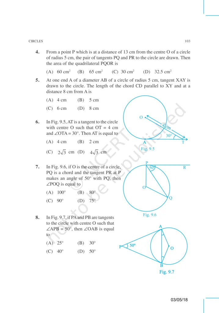 NCERT Exemplar Class 10 Maths Chapter 9 Image 3