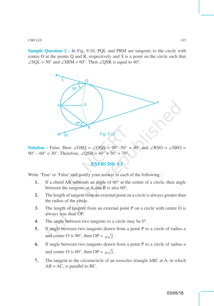 NCERT Exemplar Class 10 Maths Chapter 9 Image 5