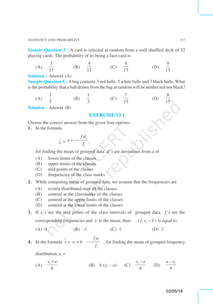 NCERT Exemplar Class 10 Maths Chapter 13 Image 5
