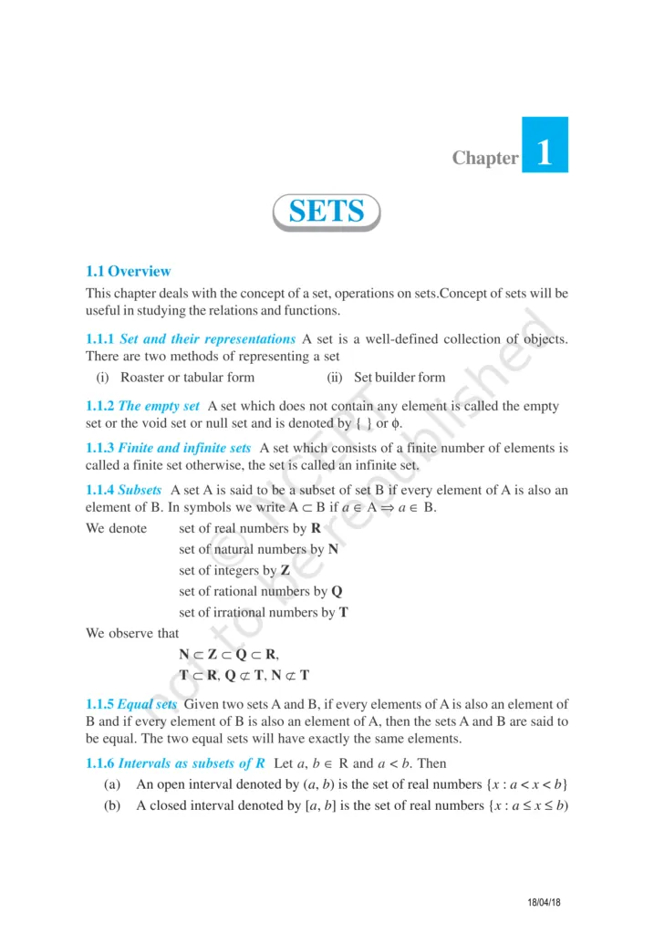 NCERT Exemplar Class 11 Maths Chapter 1 Image 1