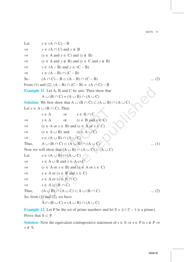NCERT Exemplar Class 11 Maths Chapter 1 Image 9