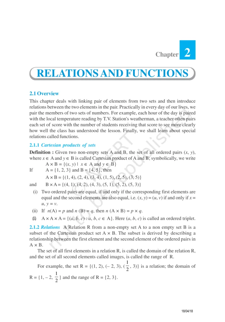 NCERT Exemplar Class 11 Maths Chapter 2 Image 1