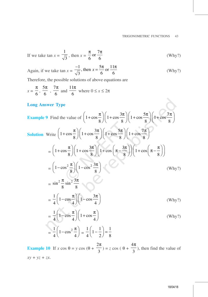 NCERT Exemplar Class 11 Maths Chapter 3 Image 10