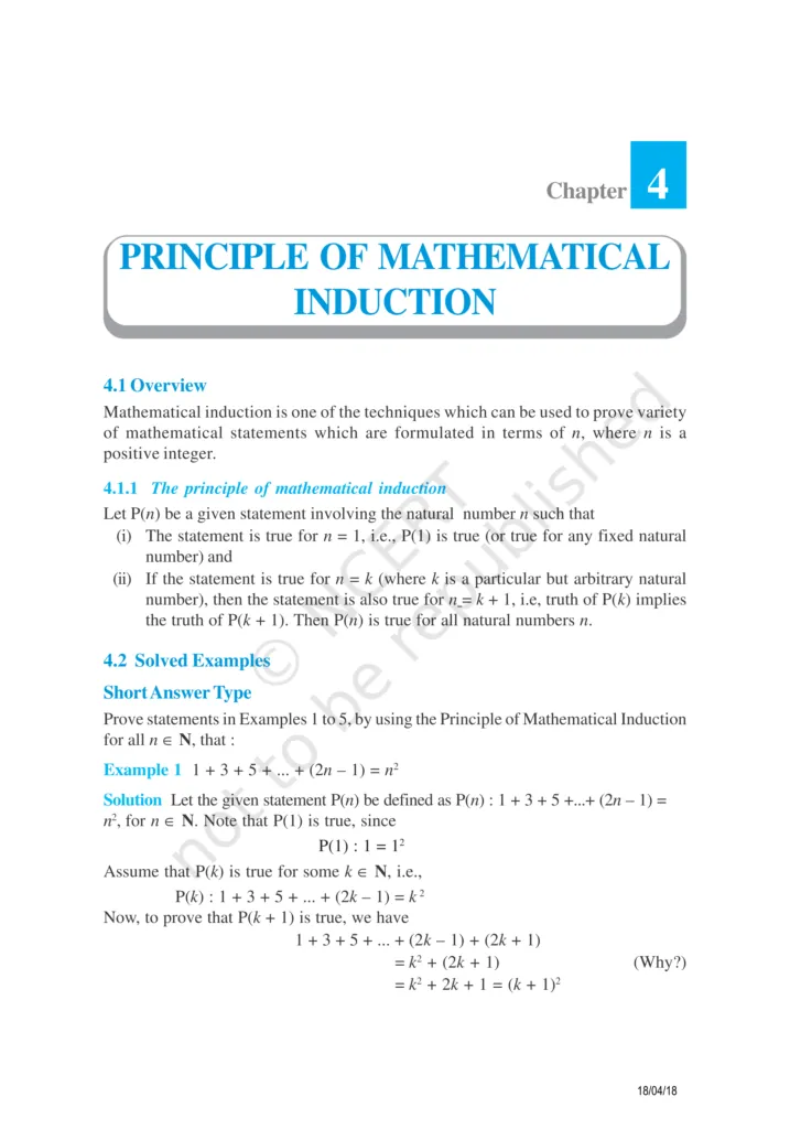 NCERT Exemplar Class 11 Maths Chapter 4 Image 1