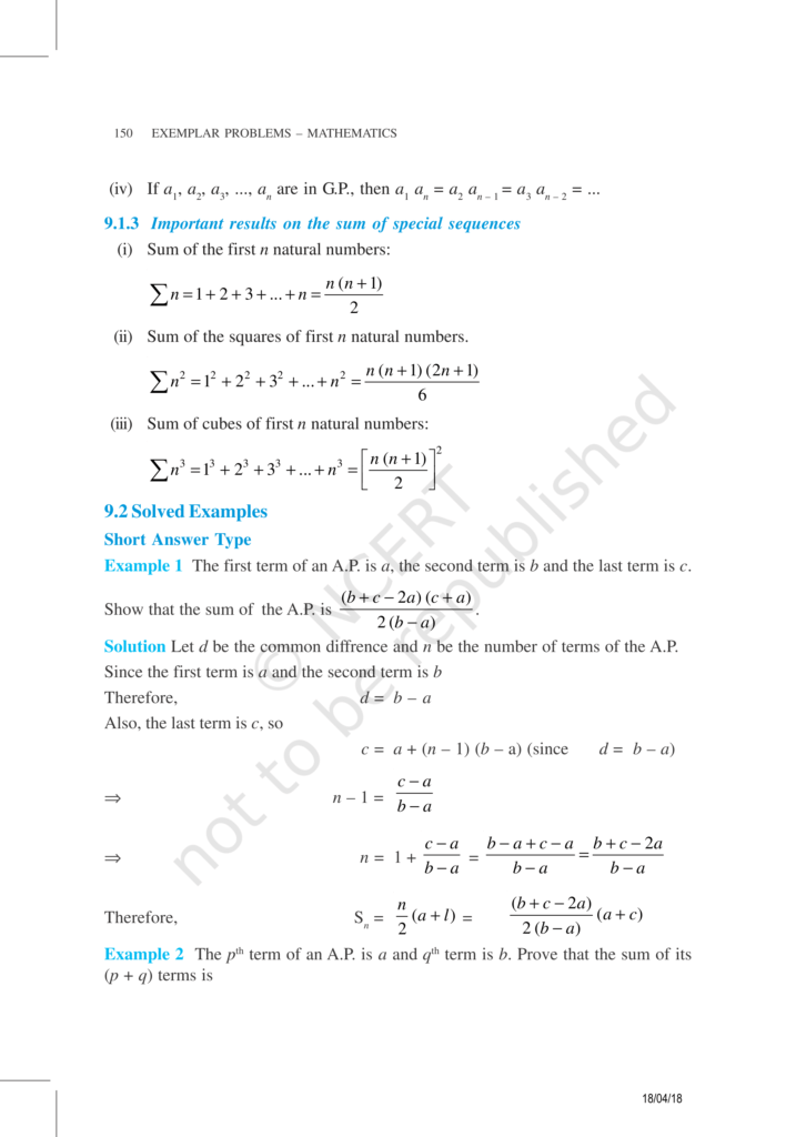 NCERT Exemplar Class 11 Maths Chapter 9 Image 4