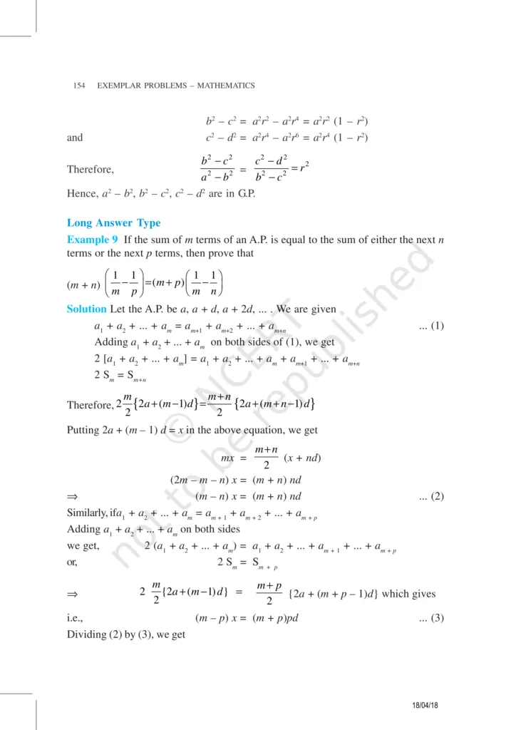 NCERT Exemplar Class 11 Maths Chapter 9 Image 8