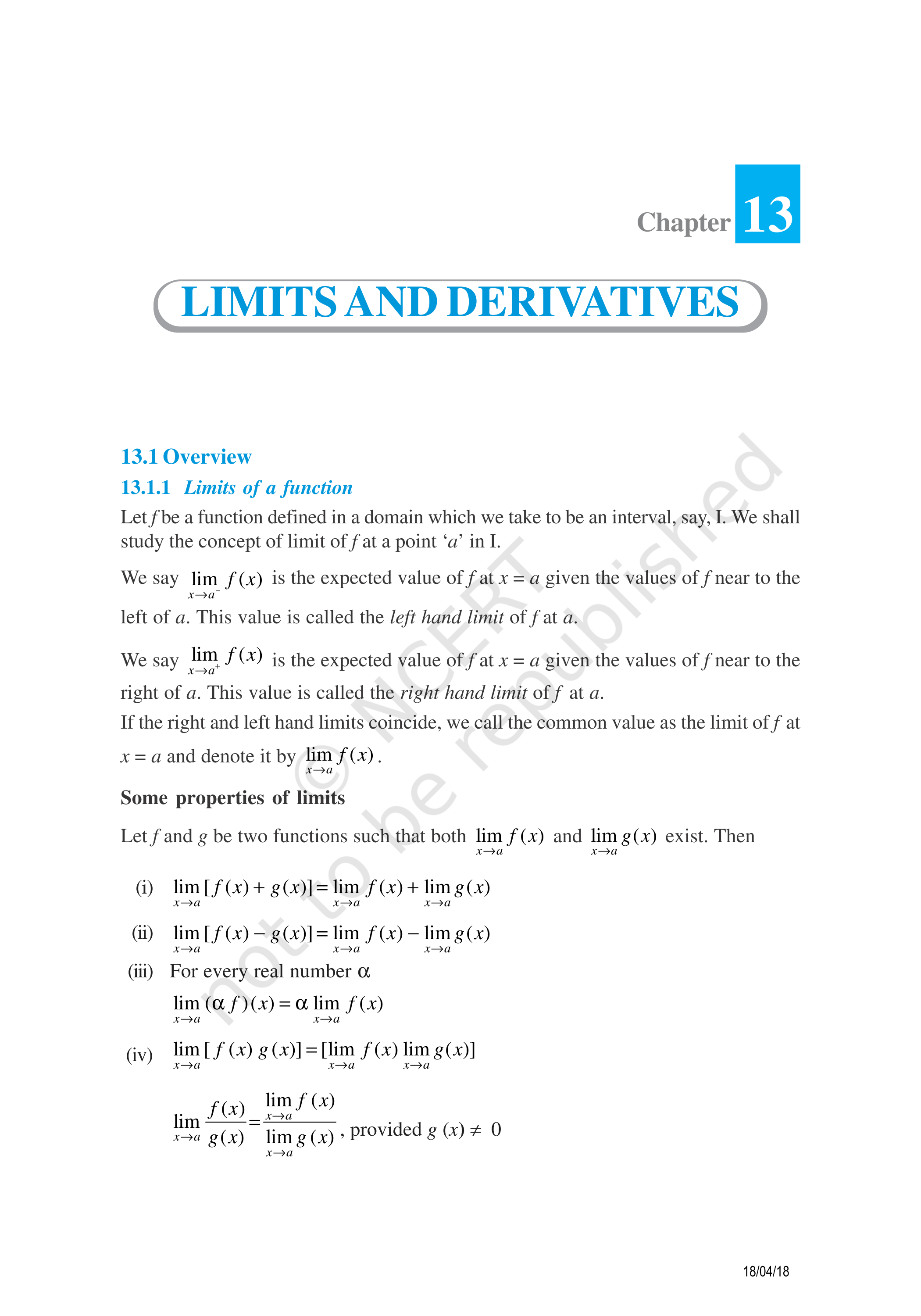NCERT Exemplar Class 11 Maths Chapter 13 Image 1