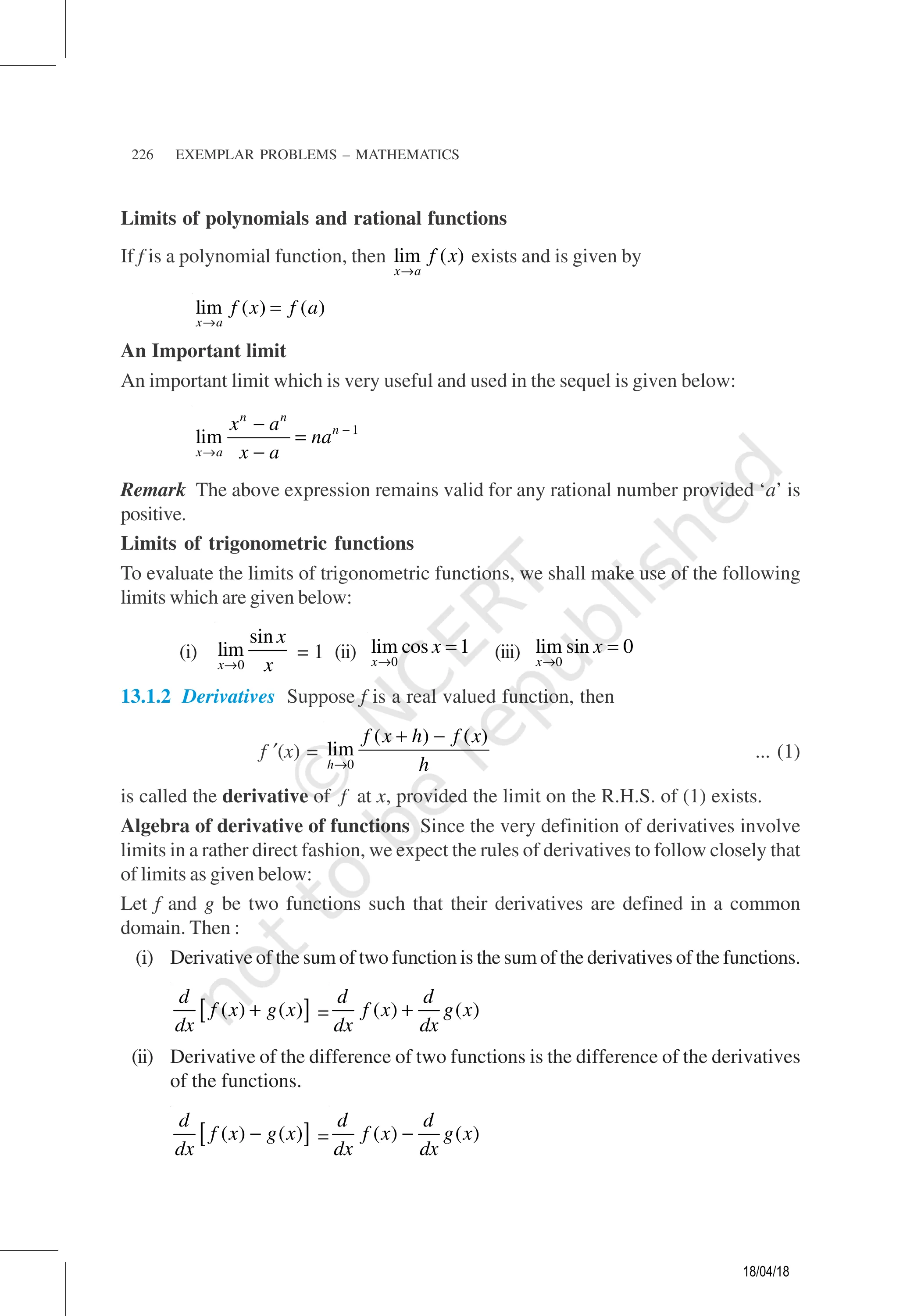 NCERT Exemplar Class 11 Maths Chapter 13 Image 2