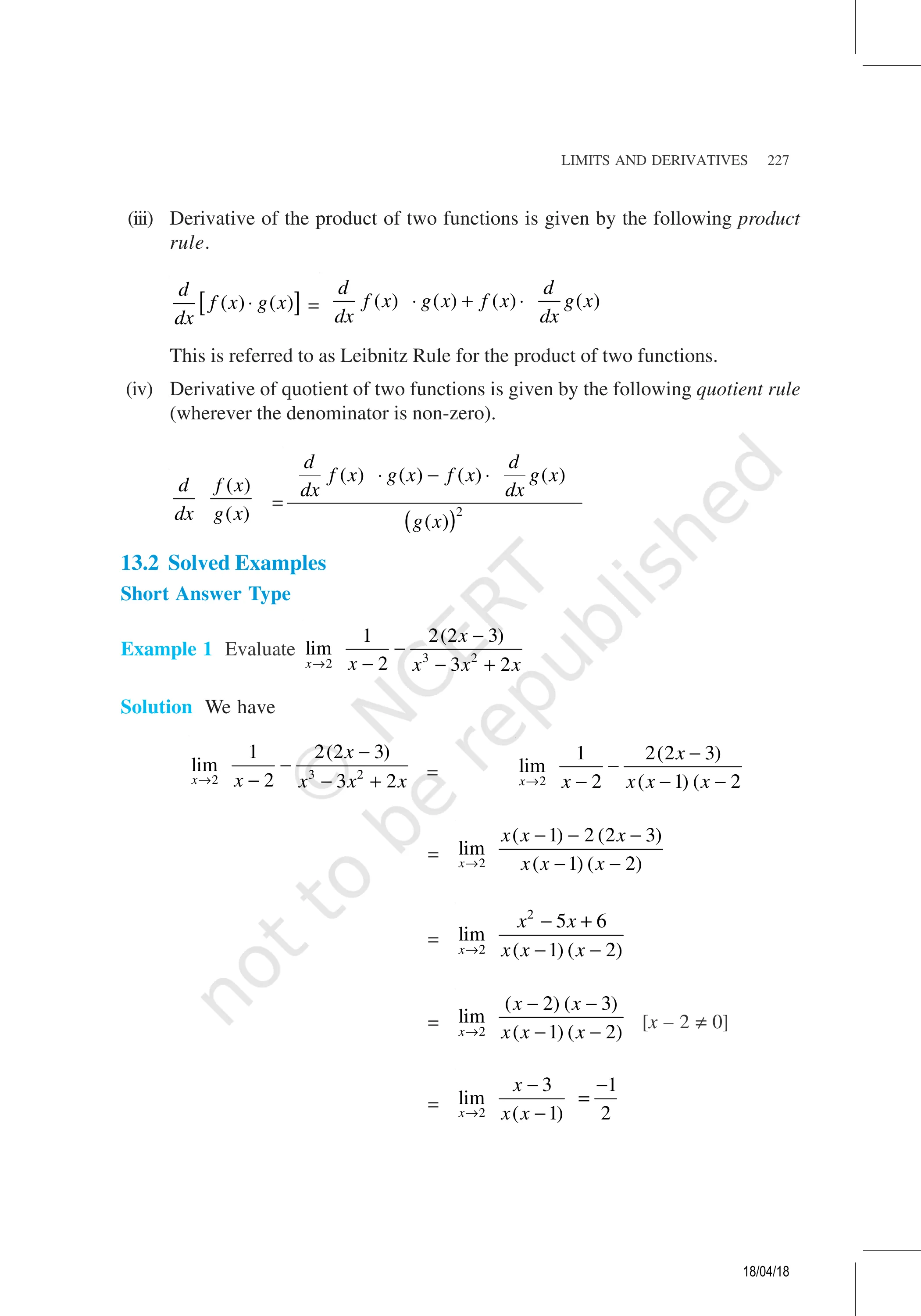 NCERT Exemplar Class 11 Maths Chapter 13 Image 3