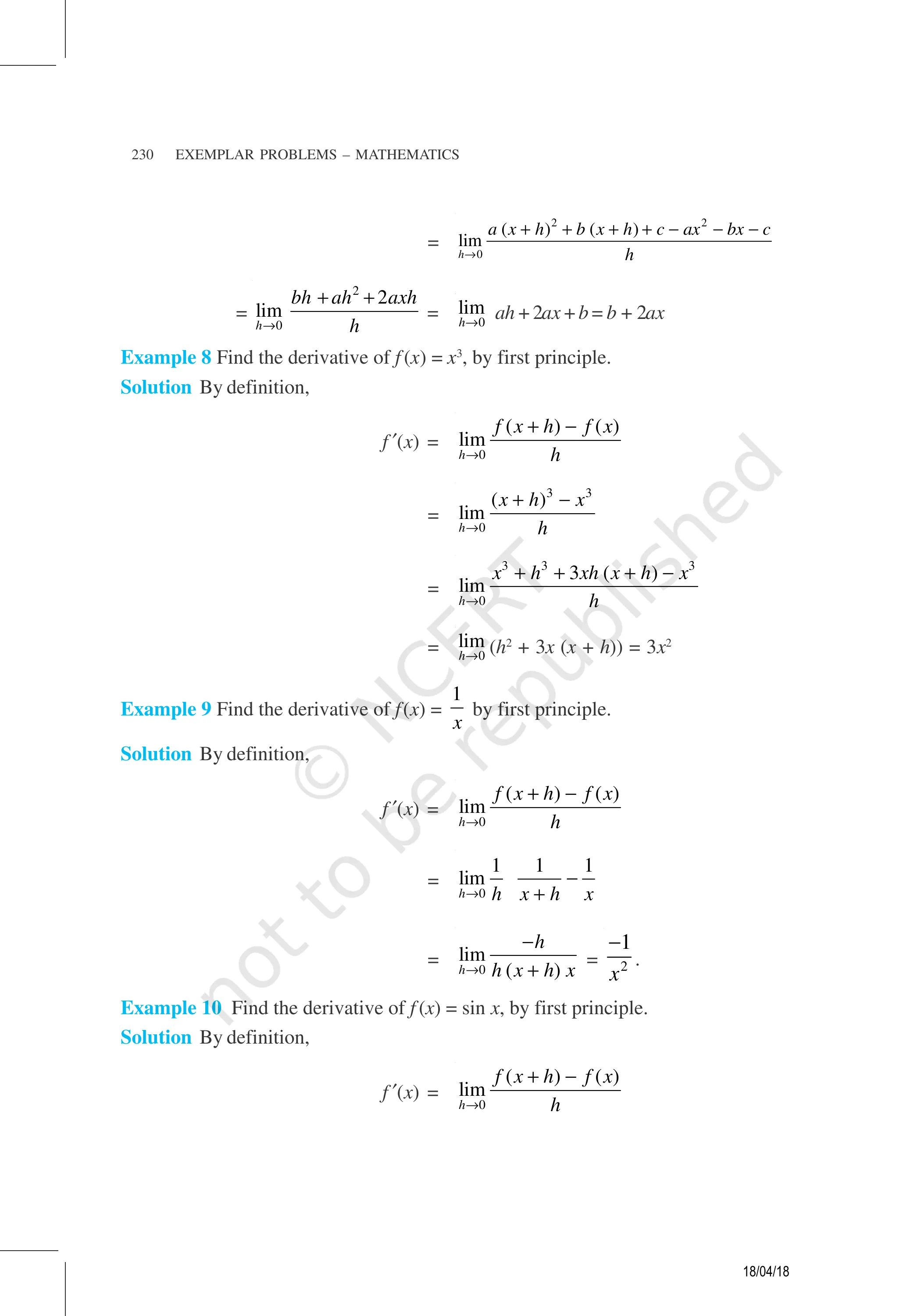 NCERT Exemplar Class 11 Maths Chapter 13 Image 6