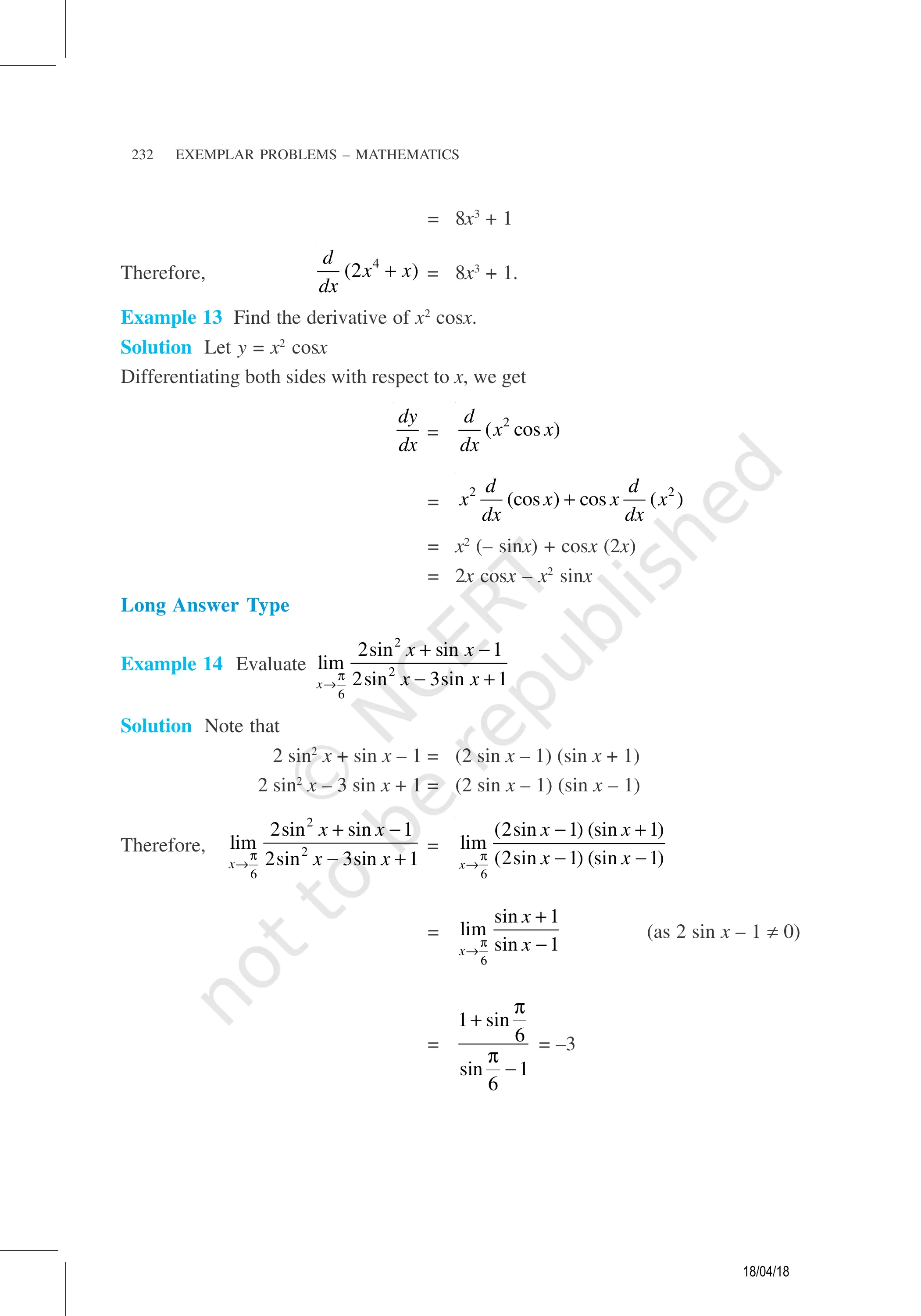 NCERT Exemplar Class 11 Maths Chapter 13 Image 8