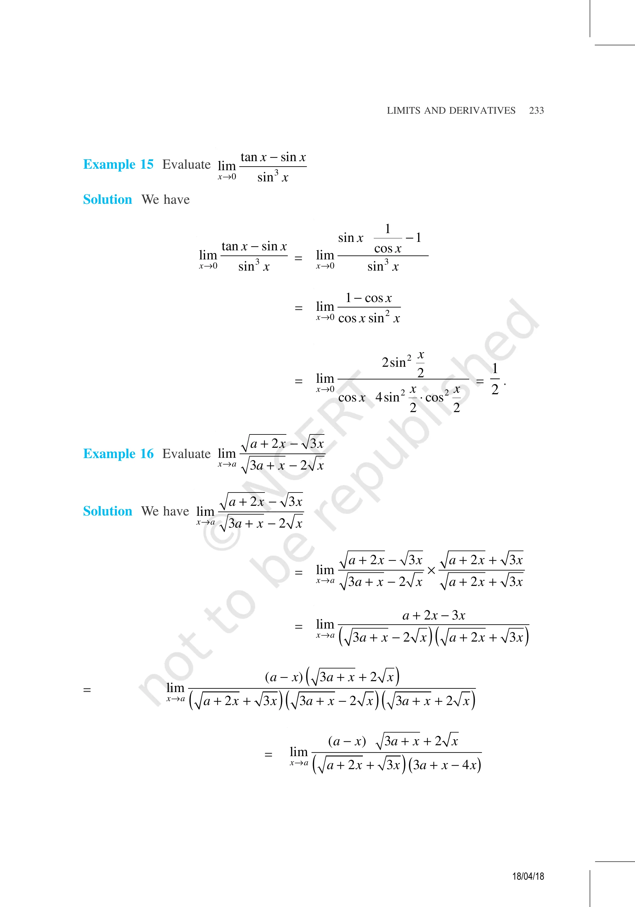 NCERT Exemplar Class 11 Maths Chapter 13 Image 9