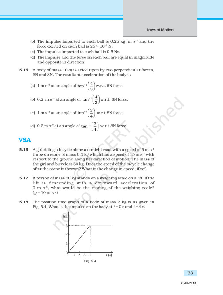 NCERT Exemplar Class 11 Physics Chapter 5 Image 5