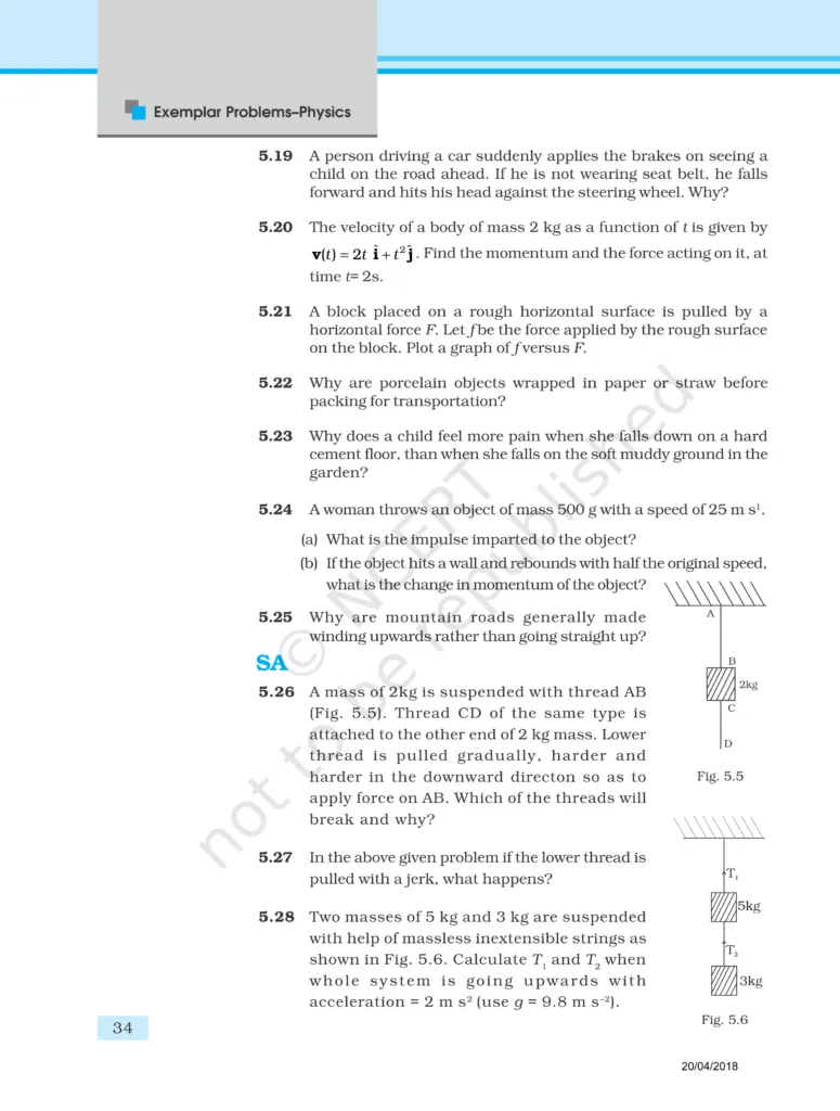 NCERT Exemplar Class 11 Physics Chapter 5 Image 6