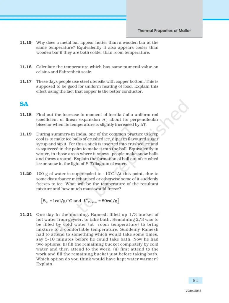 NCERT Exemplar Class 11 Physics Chapter 11 Image 4