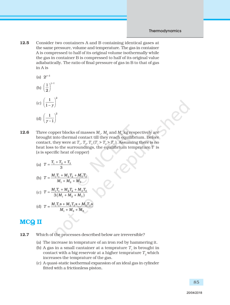 NCERT Exemplar Class 11 Physics Chapter 12 Image 3