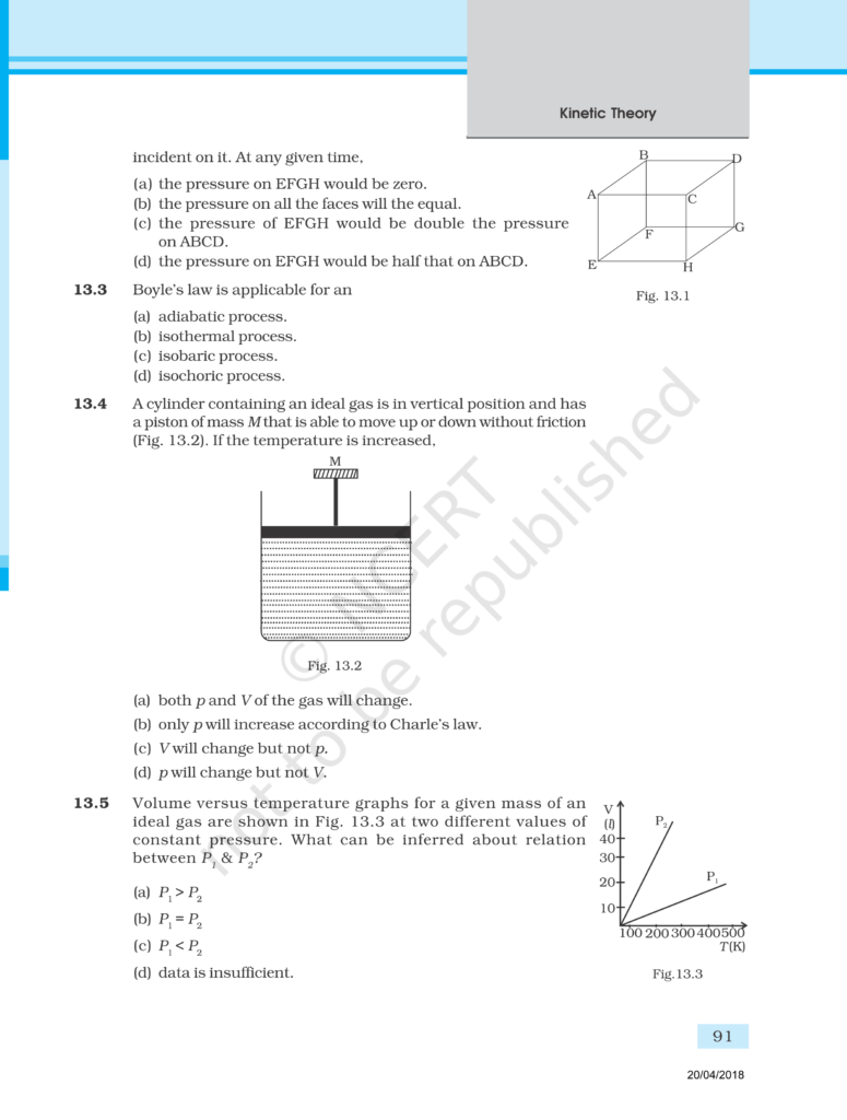NCERT Exemplar Class 11 Physics Chapter 13 Image 2