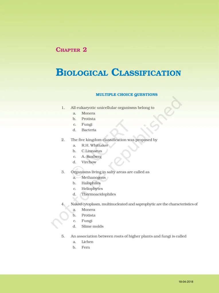 NCERT Exemplar Class 11 Biology Chapter 2 Image 1 