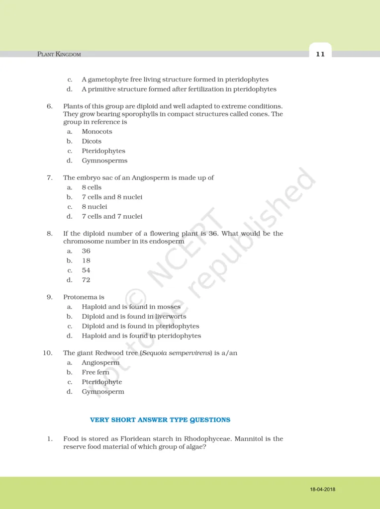 NCERT Exemplar Class 11 Biology Chapter 3 Image 2