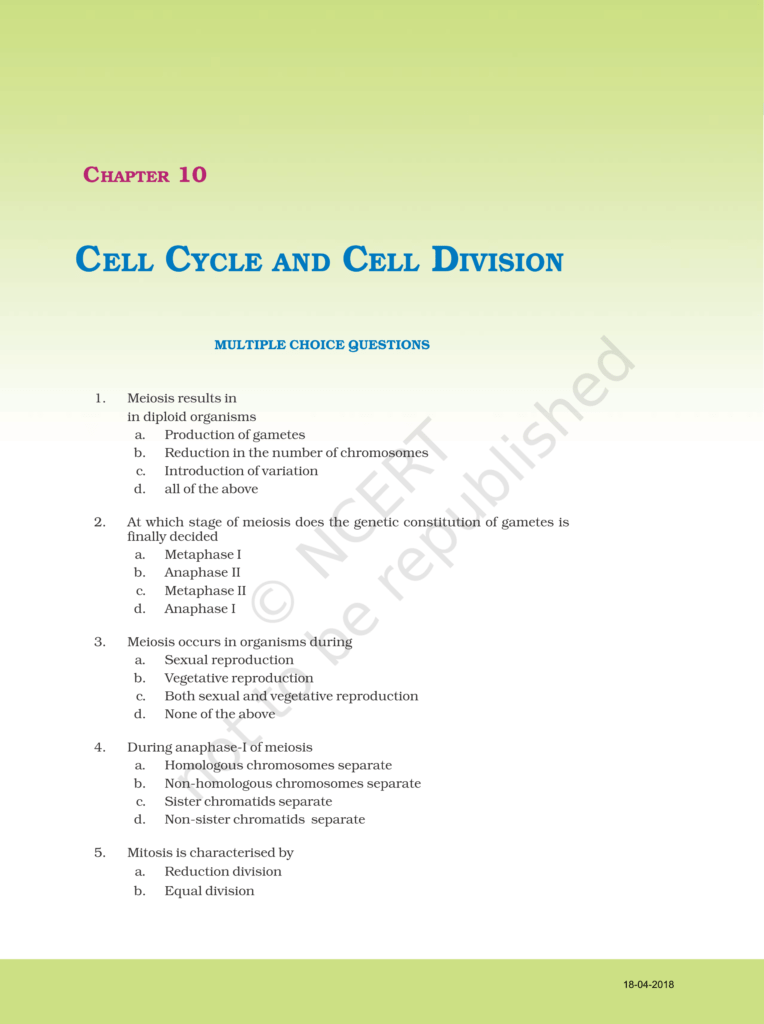 NCERT Exemplar Class 11 Biology Chapter 10 Image 1