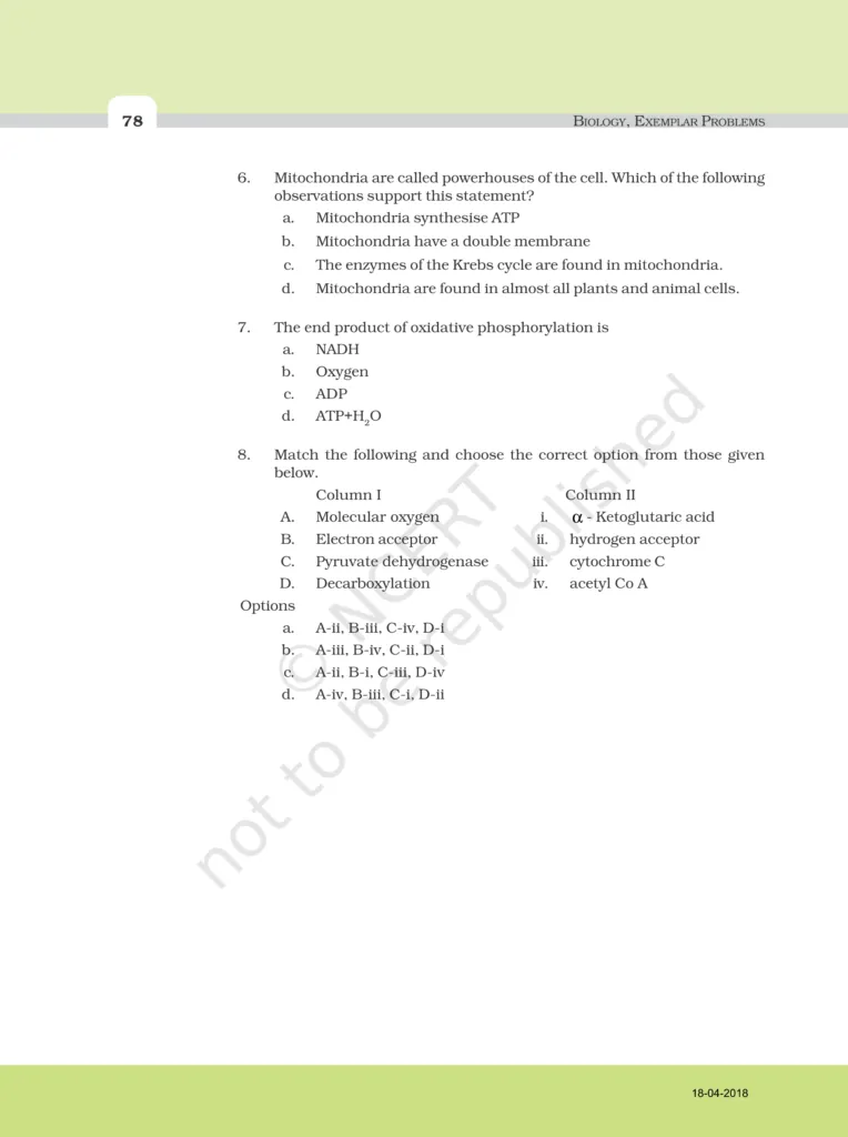 NCERT Exemplar Class 11 Biology Chapter 15 Image 2