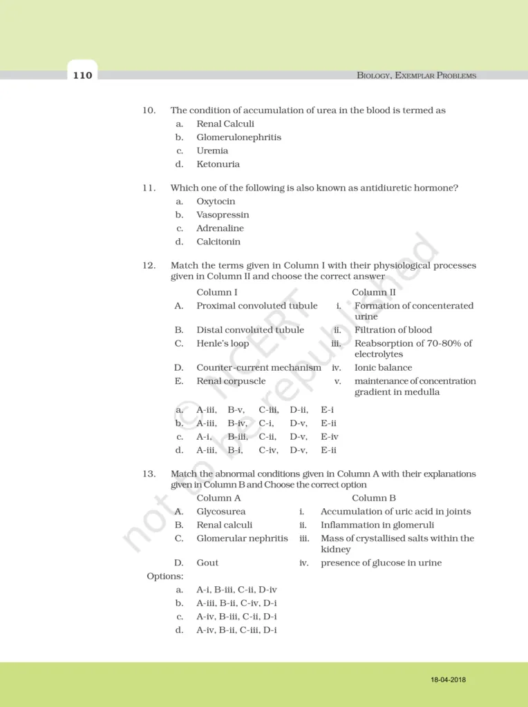 NCERT Exemplar Class 11 Biology Chapter 19 Image 3