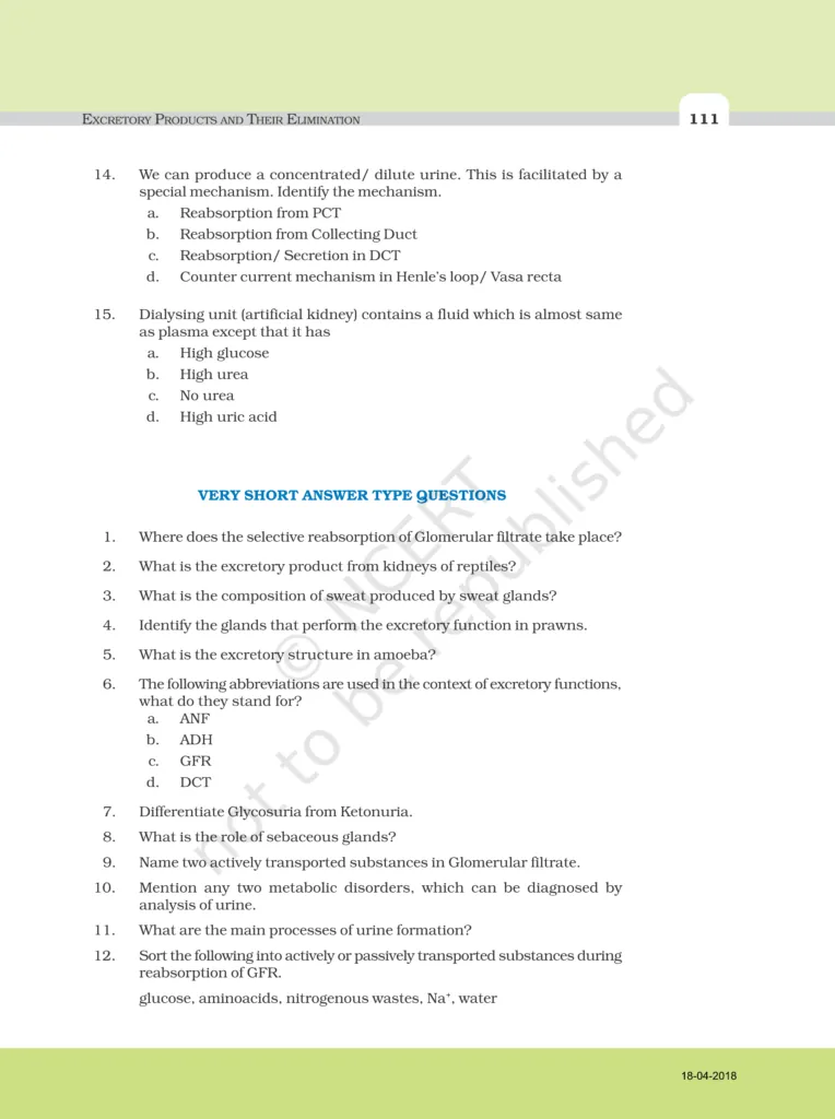 NCERT Exemplar Class 11 Biology Chapter 19 Image 4