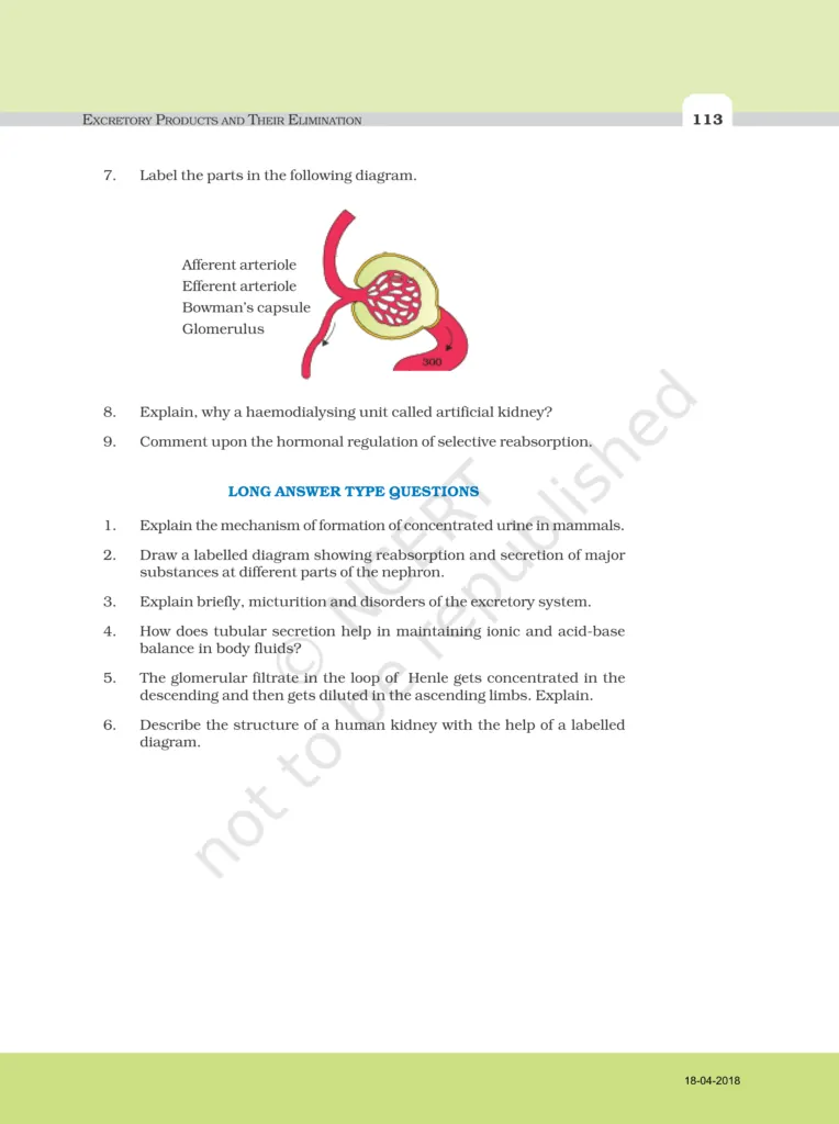 NCERT Exemplar Class 11 Biology Chapter 19 Image 6