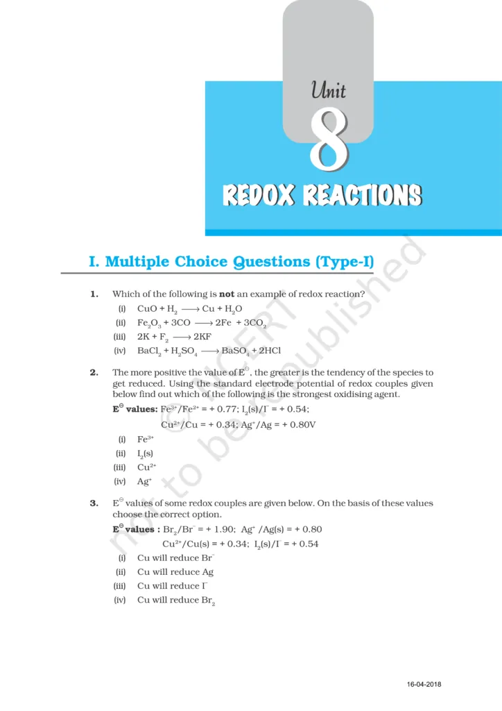 NCERT Exemplar Class 11 Chemistry Chapter 8 image 1