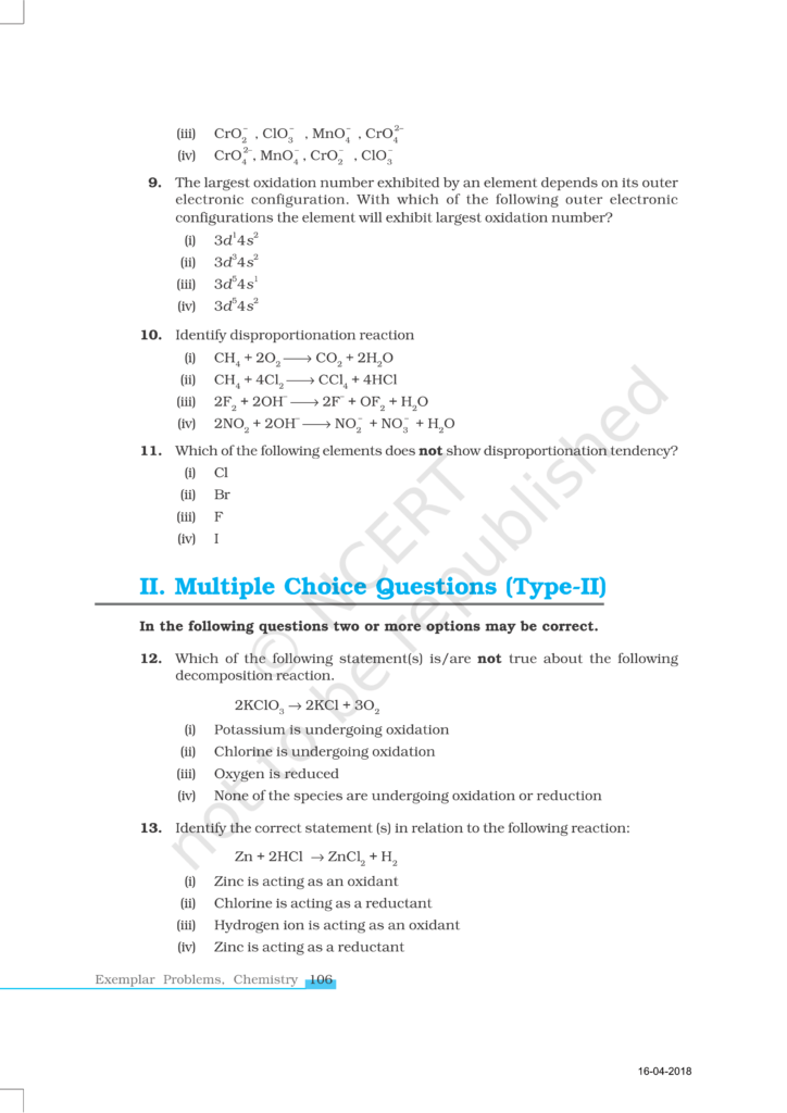 NCERT Exemplar Class 11 Chemistry Chapter 8 image 3