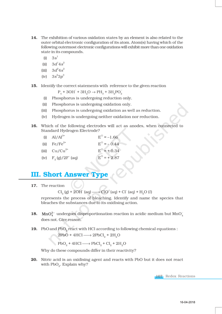 NCERT Exemplar Class 11 Chemistry Chapter 8 image 4