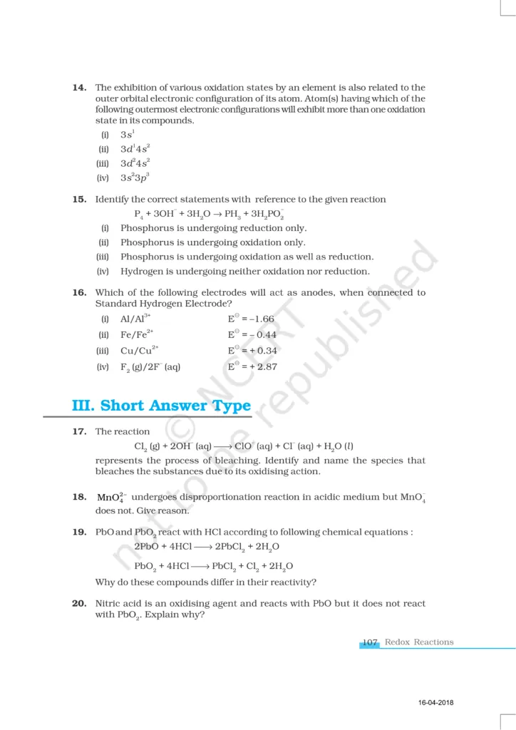 NCERT Exemplar Class 11 Chemistry Chapter 8 image 4