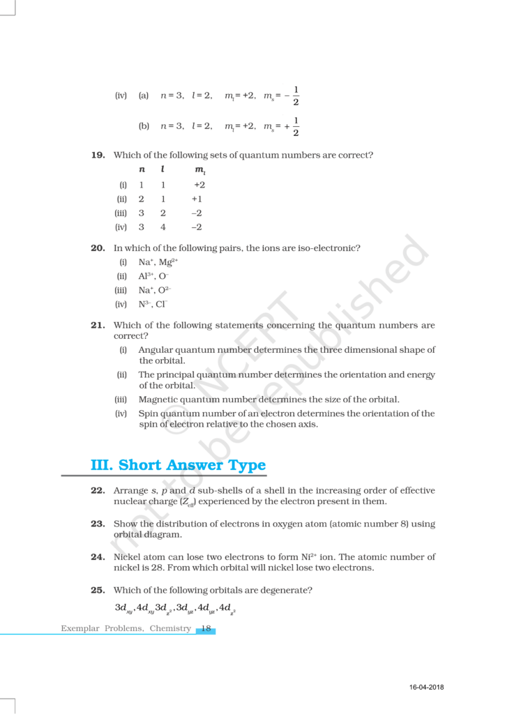 NCERT Exemplar Class 11 Chemistry Chapter 2 Image 5