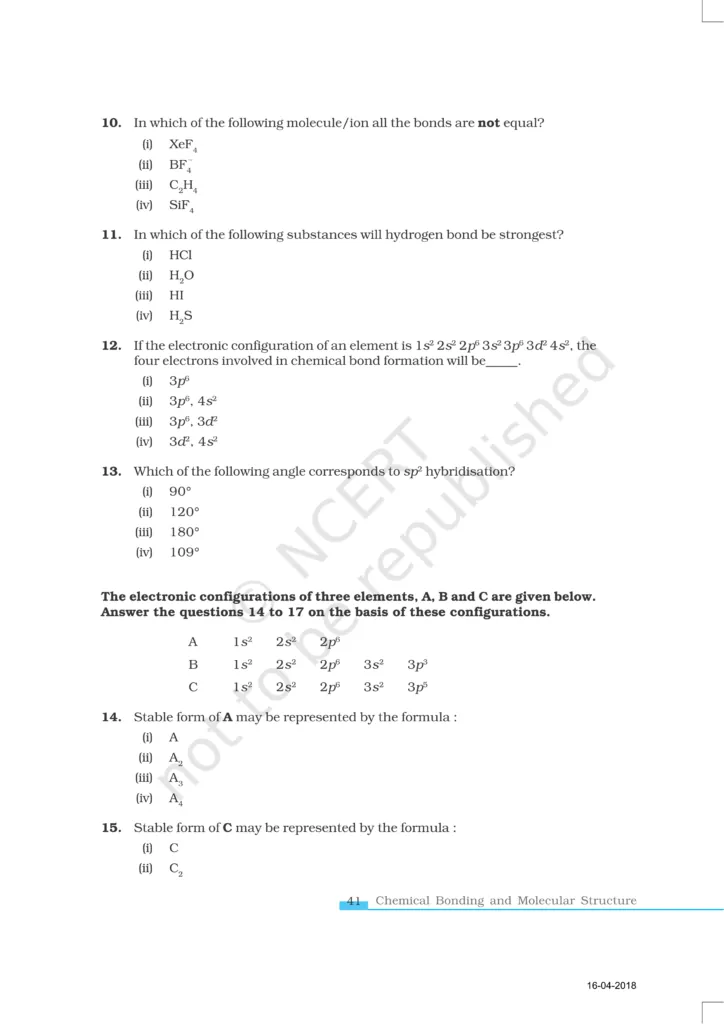 NCERT Exemplar Class 11 Chemistry Chapter 4 Image 3