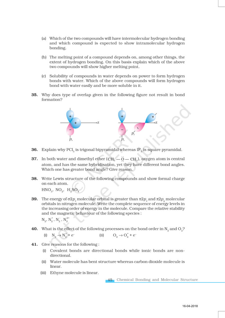 NCERT Exemplar Class 11 Chemistry Chapter 4 Image 7