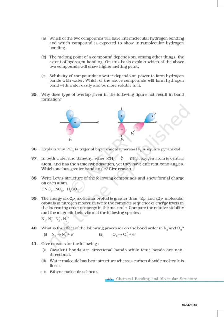 NCERT Exemplar Class 11 Chemistry Chapter 4 Image 7