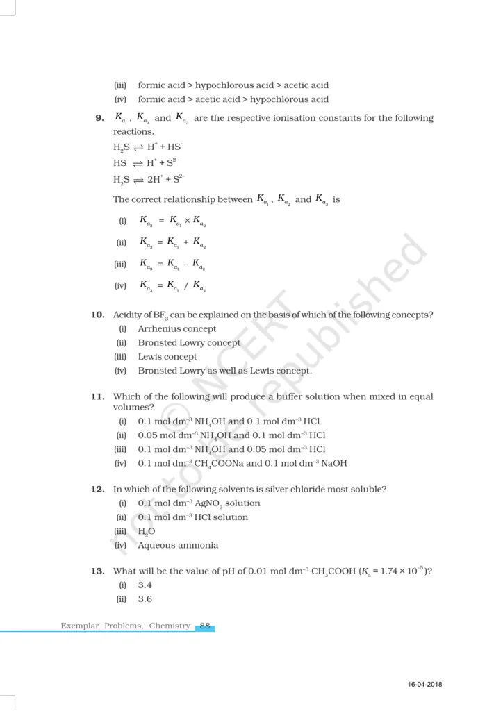 NCERT Exemplar Class 11 Chemistry Chapter 7 image 3