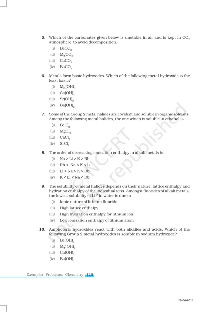 NCERT Exemplar Class 11 Chemistry Chapter 10 Image 2