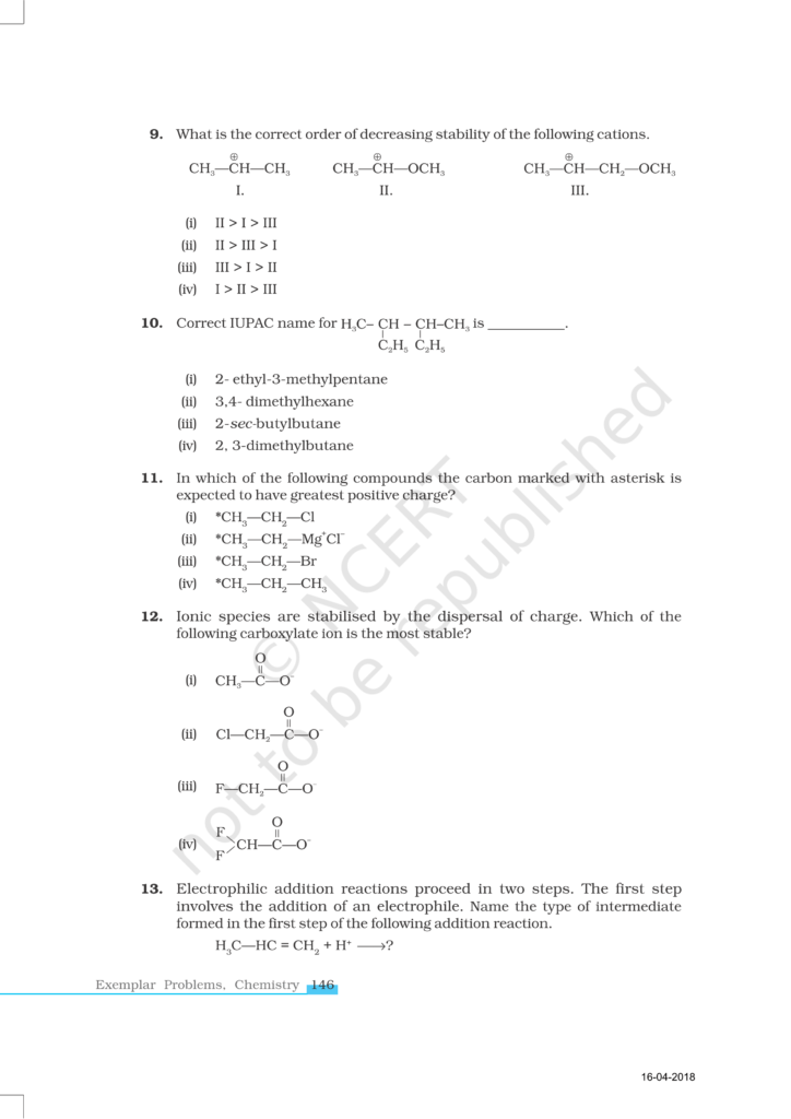 NCERT Exemplar Class 11 Chemistry Chapter 12 Image 3