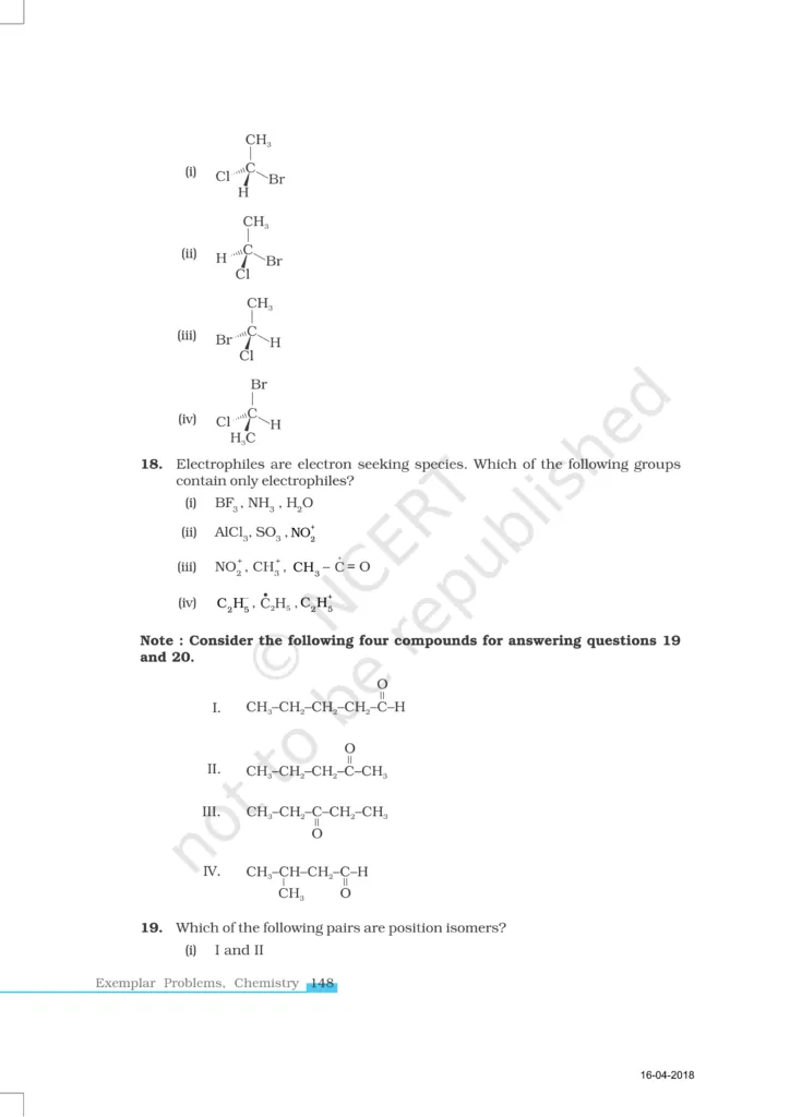NCERT Exemplar Class 11 Chemistry Chapter 12 Image 5
