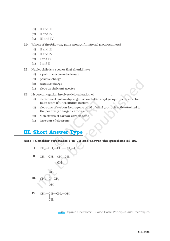 NCERT Exemplar Class 11 Chemistry Chapter 12 Image 5