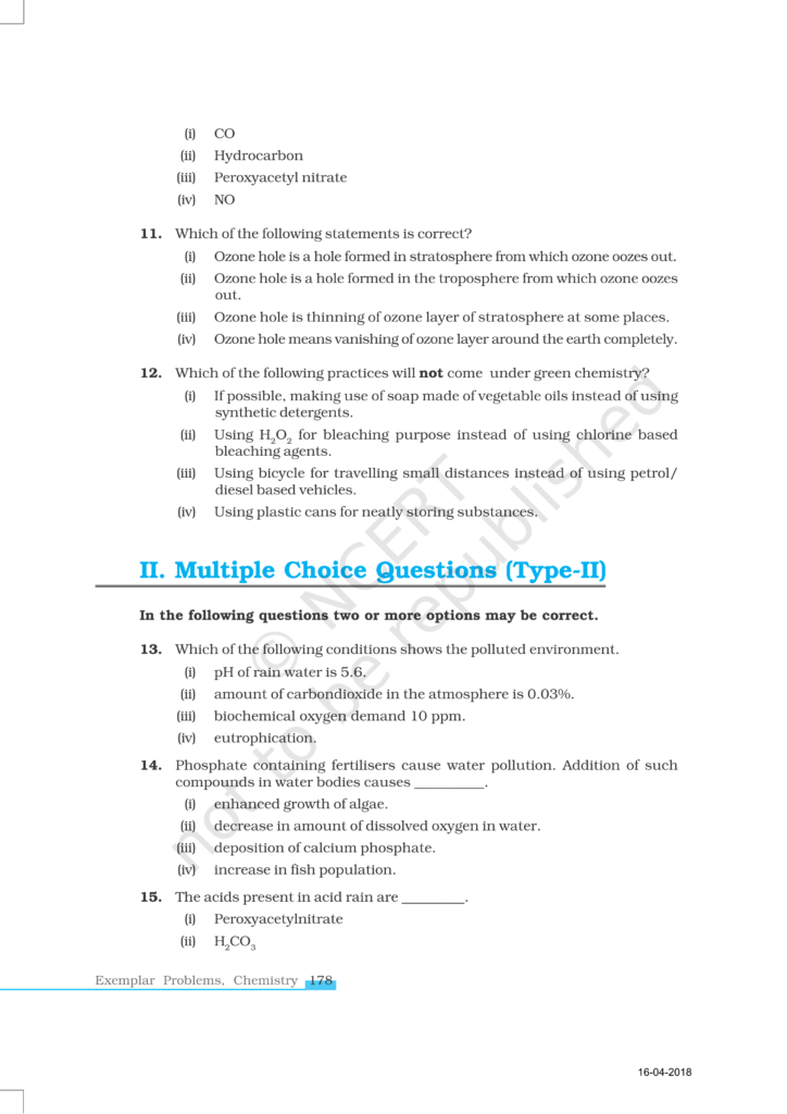 NCERT Exemplar Class 11 Chemistry Chapter 14 Image 3
