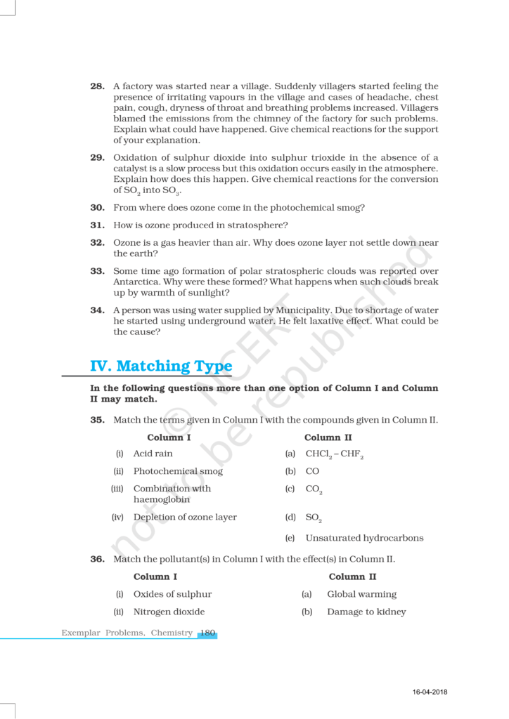 NCERT Exemplar Class 11 Chemistry Chapter 14 Image 5