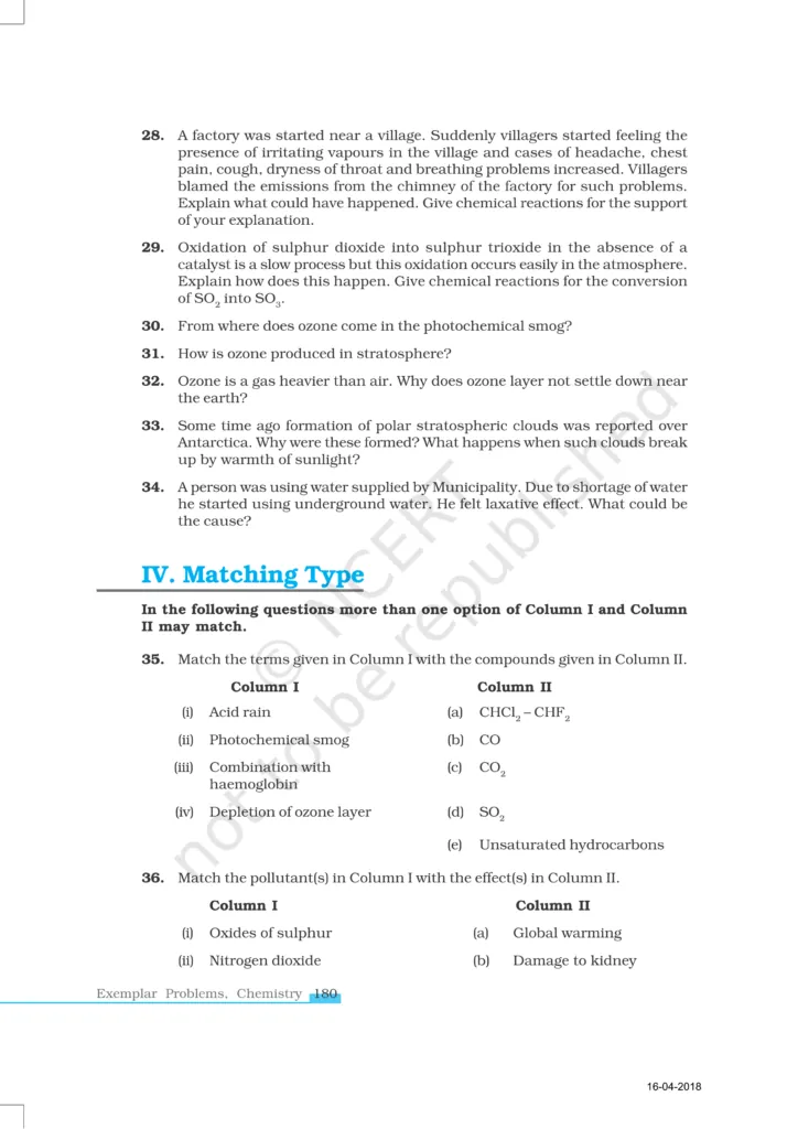 NCERT Exemplar Class 11 Chemistry Chapter 14 Image 5