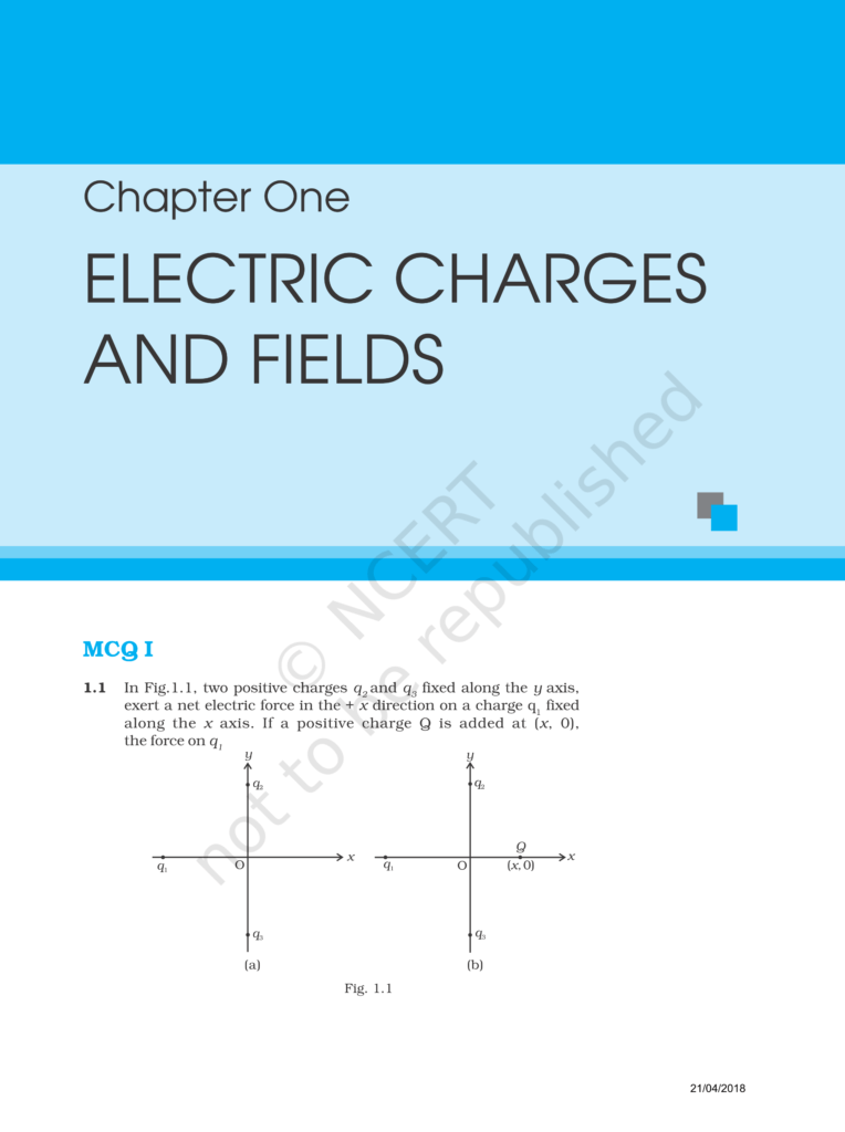 NCERT Exemplar Class 12 Physics Chapter 1 Image 1