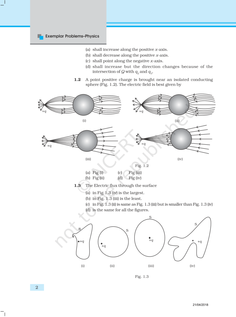 NCERT Exemplar Class 12 Physics Chapter 1 Image 2