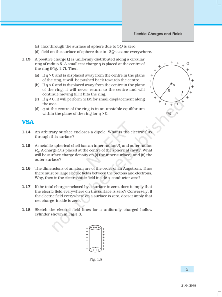 NCERT Exemplar Class 12 Physics Chapter 1 Image 5