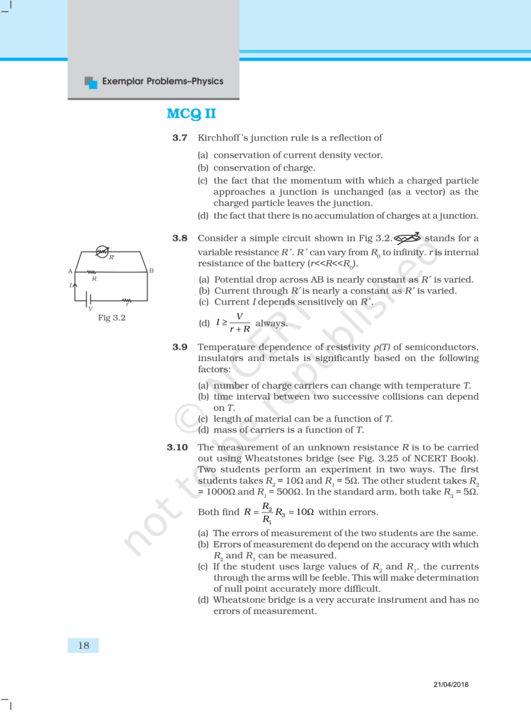 NCERT Exemplar Class 12 Physics Chapter 3 Image 3